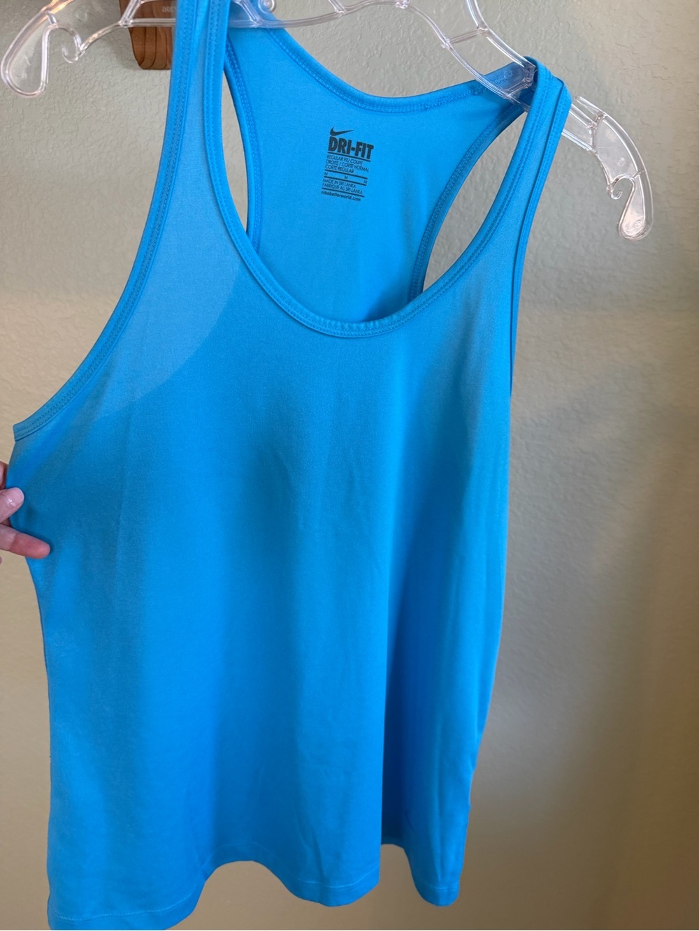 Nike Dri-FIT Blue Racerback Athletic Tank Top Size Medium